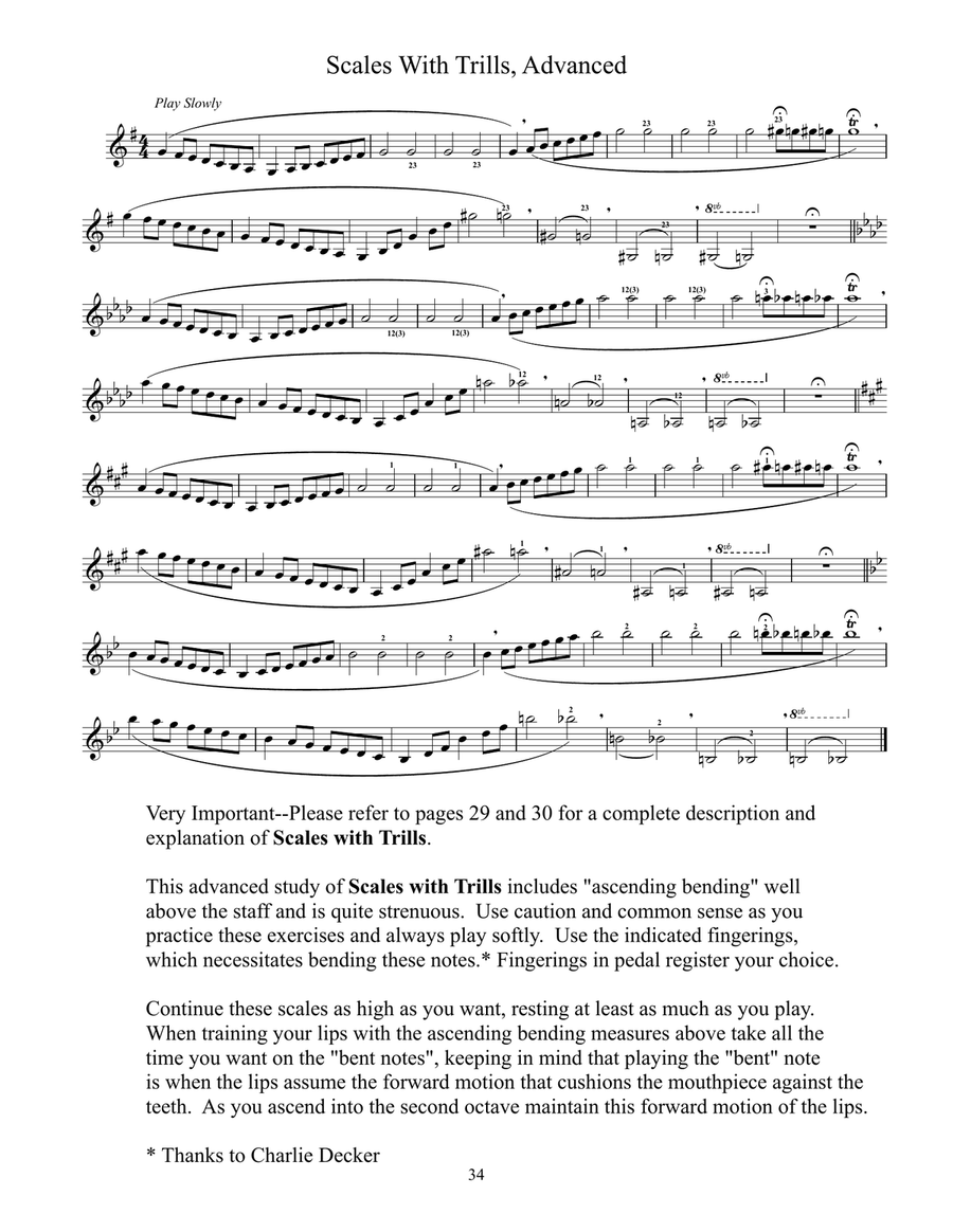 Perfecting Your Practice for PEAK PERFORMANCE for Trumpet or Cornet Cornet scores gallery preview page 4