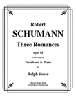 Three Romances for Trombone and Piano op. 94