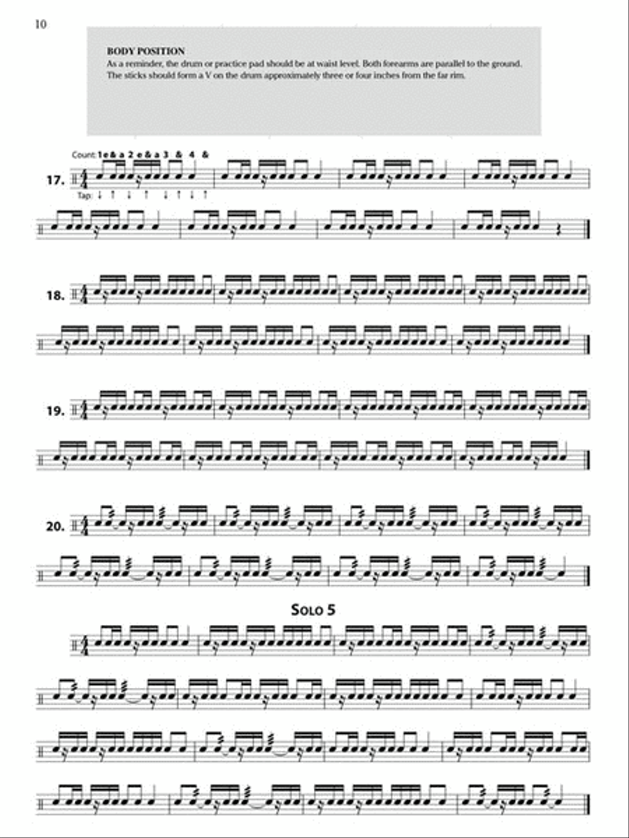 Rhythm Reading for Drums - Book 2 Snare Drum scores gallery preview page 3