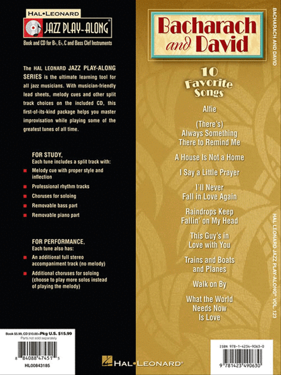 Bacharach and David C Instrument scores gallery preview page 2