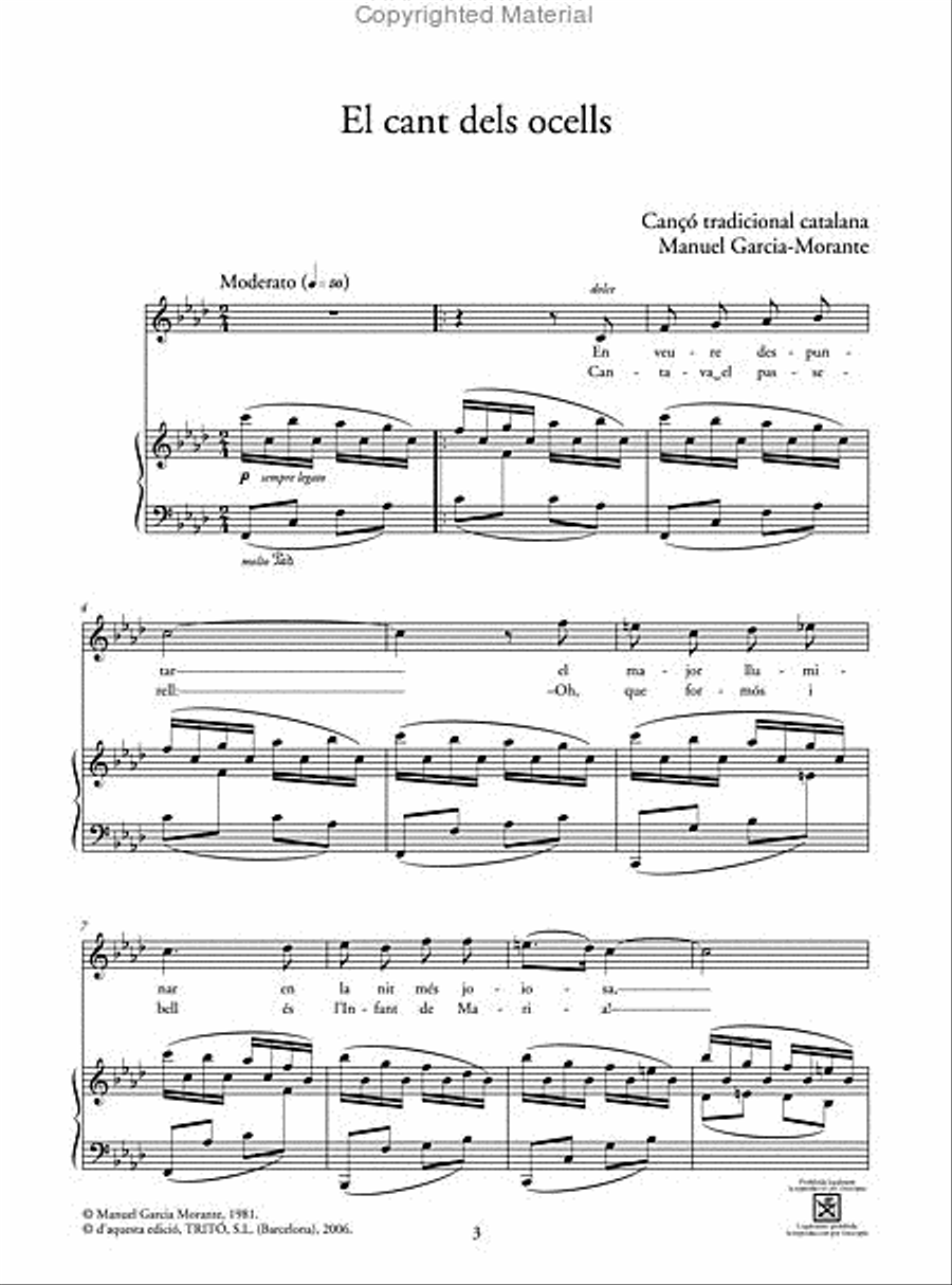 12 nadales tradicionales catalanes Voice Solo scores gallery preview page 2
