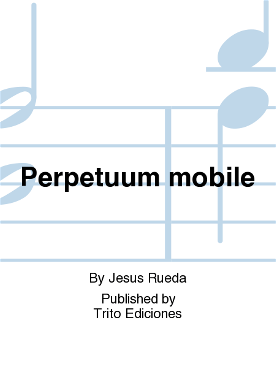 Perpetuum mobile Marimba scores gallery preview page 1