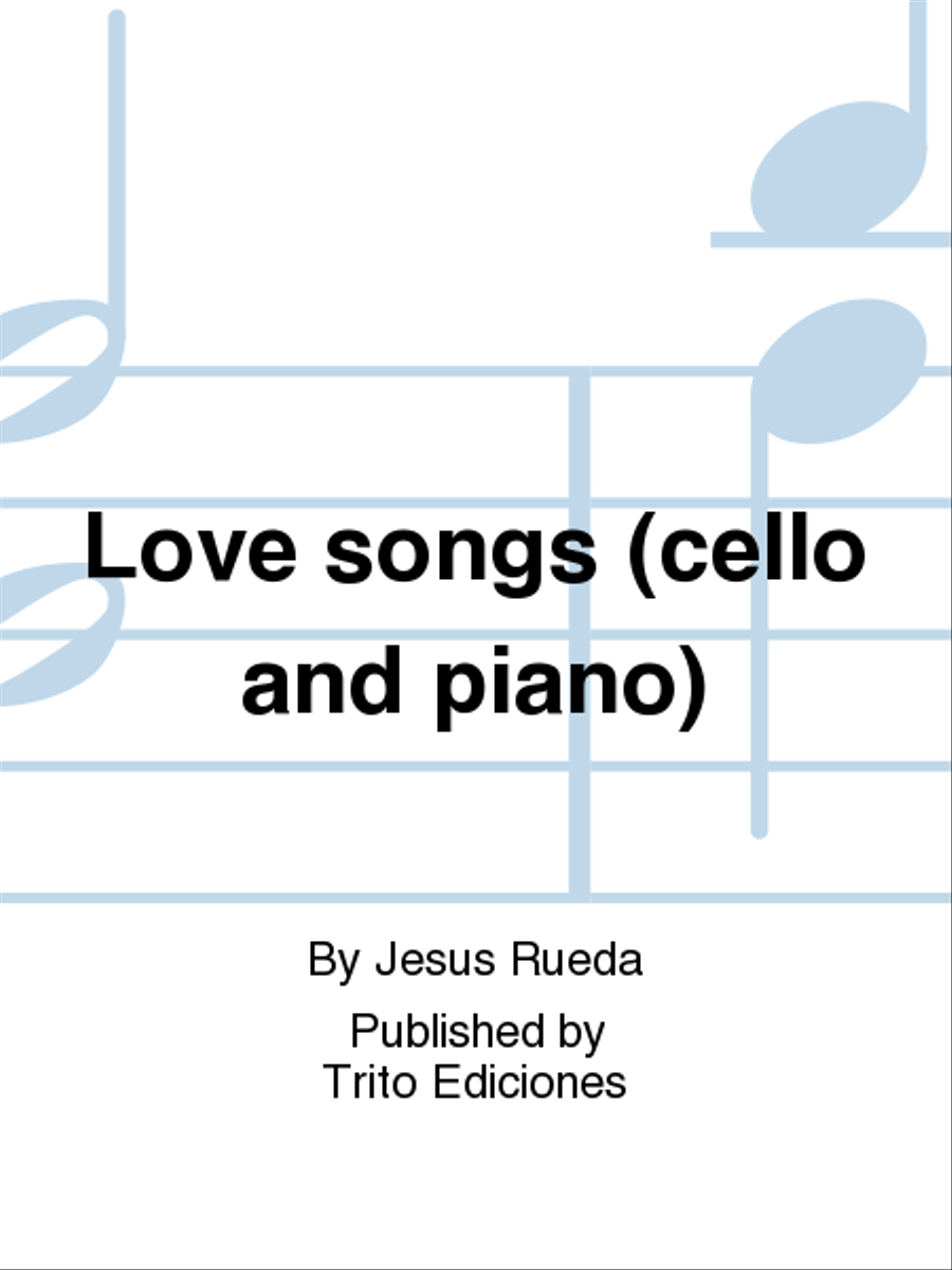 Love songs (cello and piano) Piano Accompaniment scores gallery preview page 1