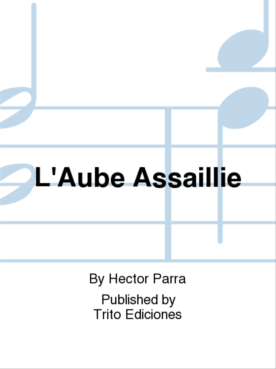 L'Aube Assaillie Cello scores gallery preview page 1