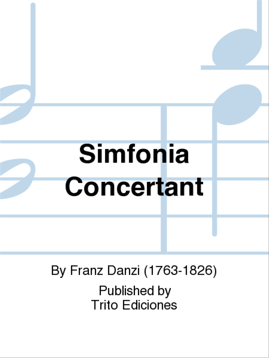Simfonia Concertant Clarinet Solo scores gallery preview page 1