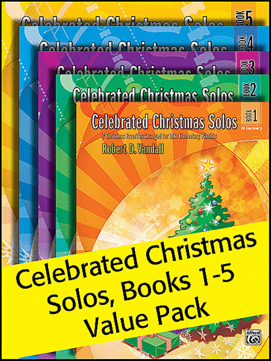 Celebrated Christmas Solos 1-5 (Value Pack) Piano Solo scores gallery preview page 1