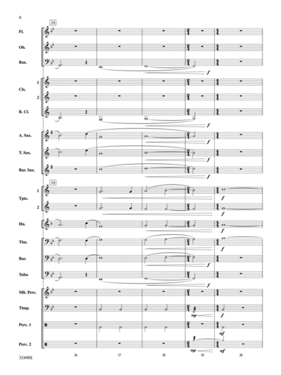 The Secret of Life Concert Band scores gallery preview page 5