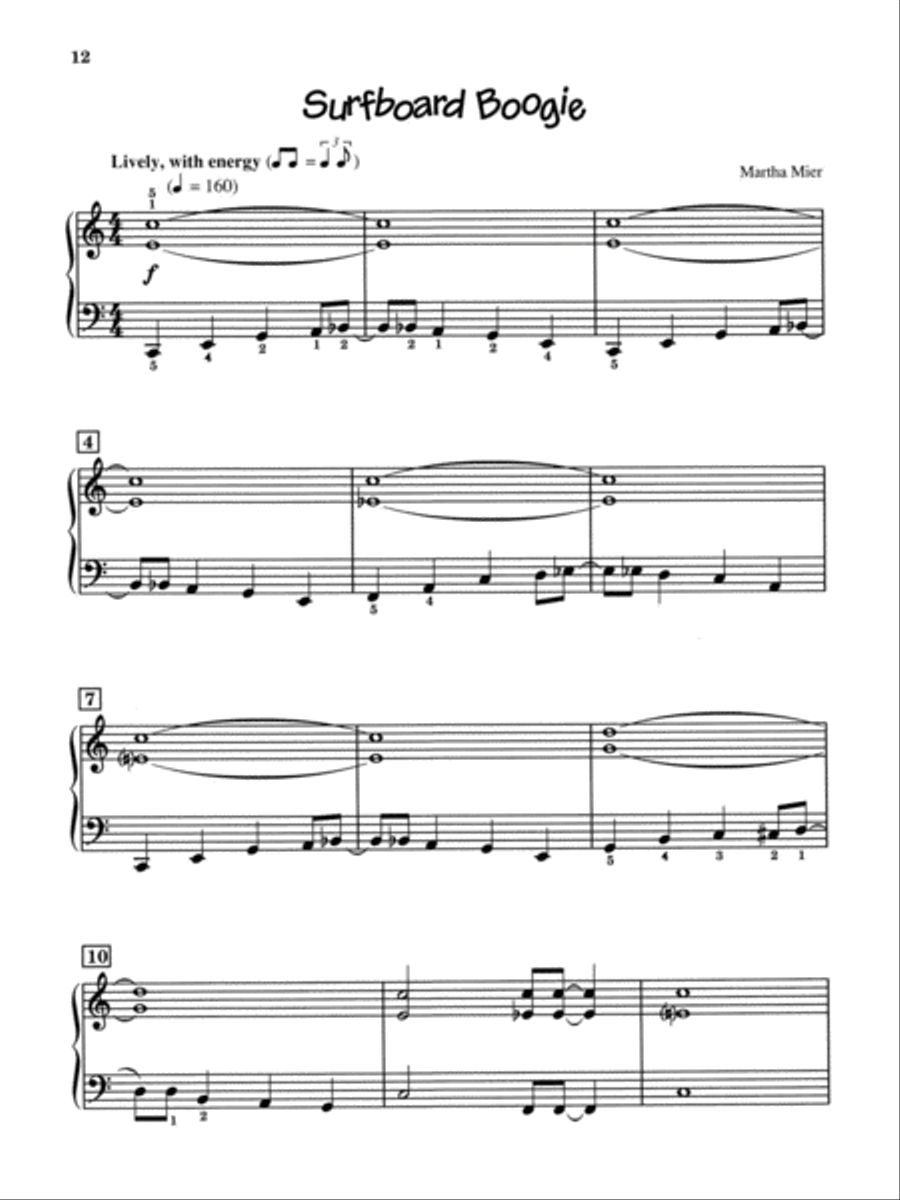 Jazz, Rags & Blues, Book 1 Easy Piano scores gallery preview page 4