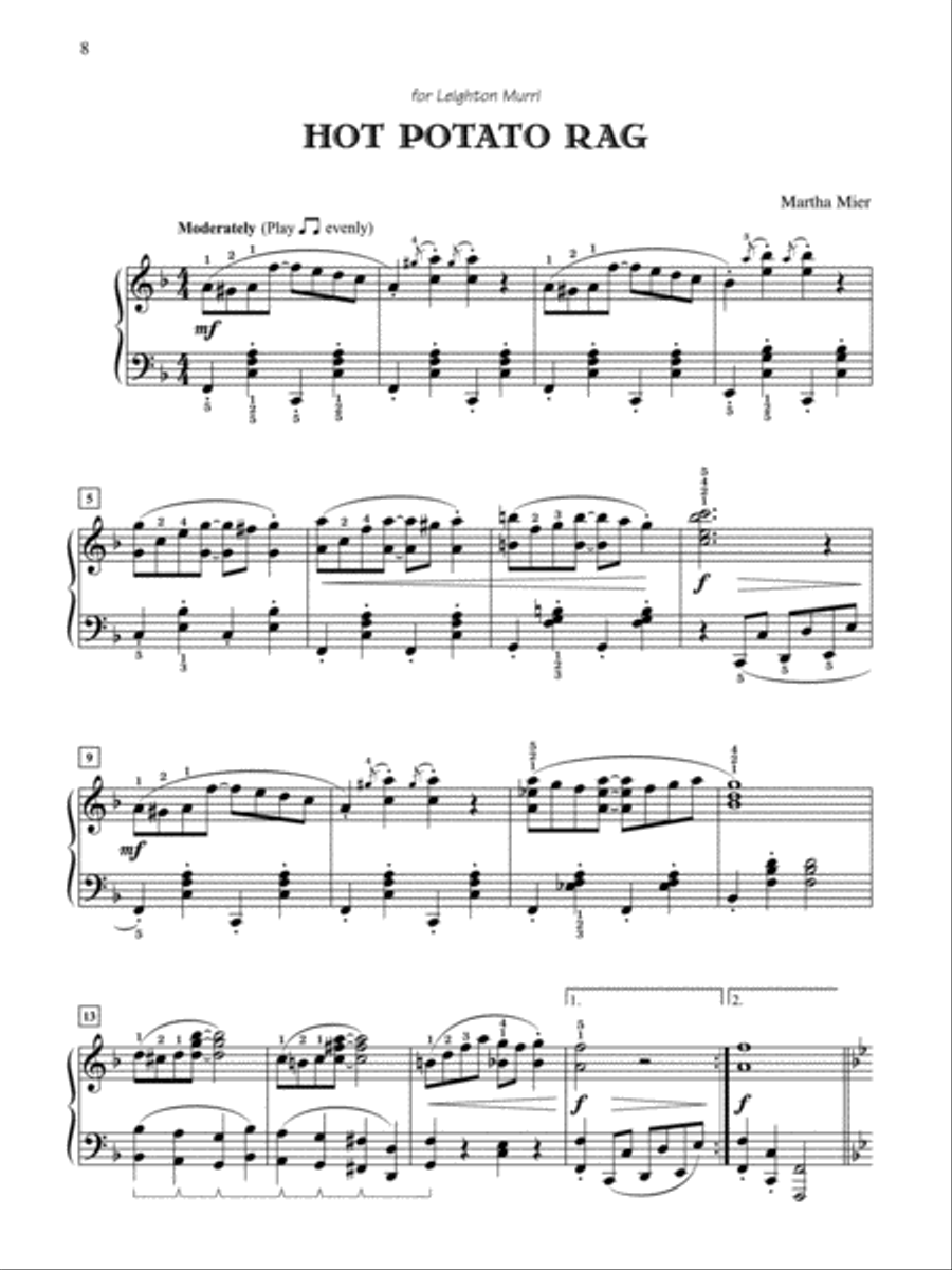 Jazz, Rags & Blues, Book 5 scores gallery preview page 3