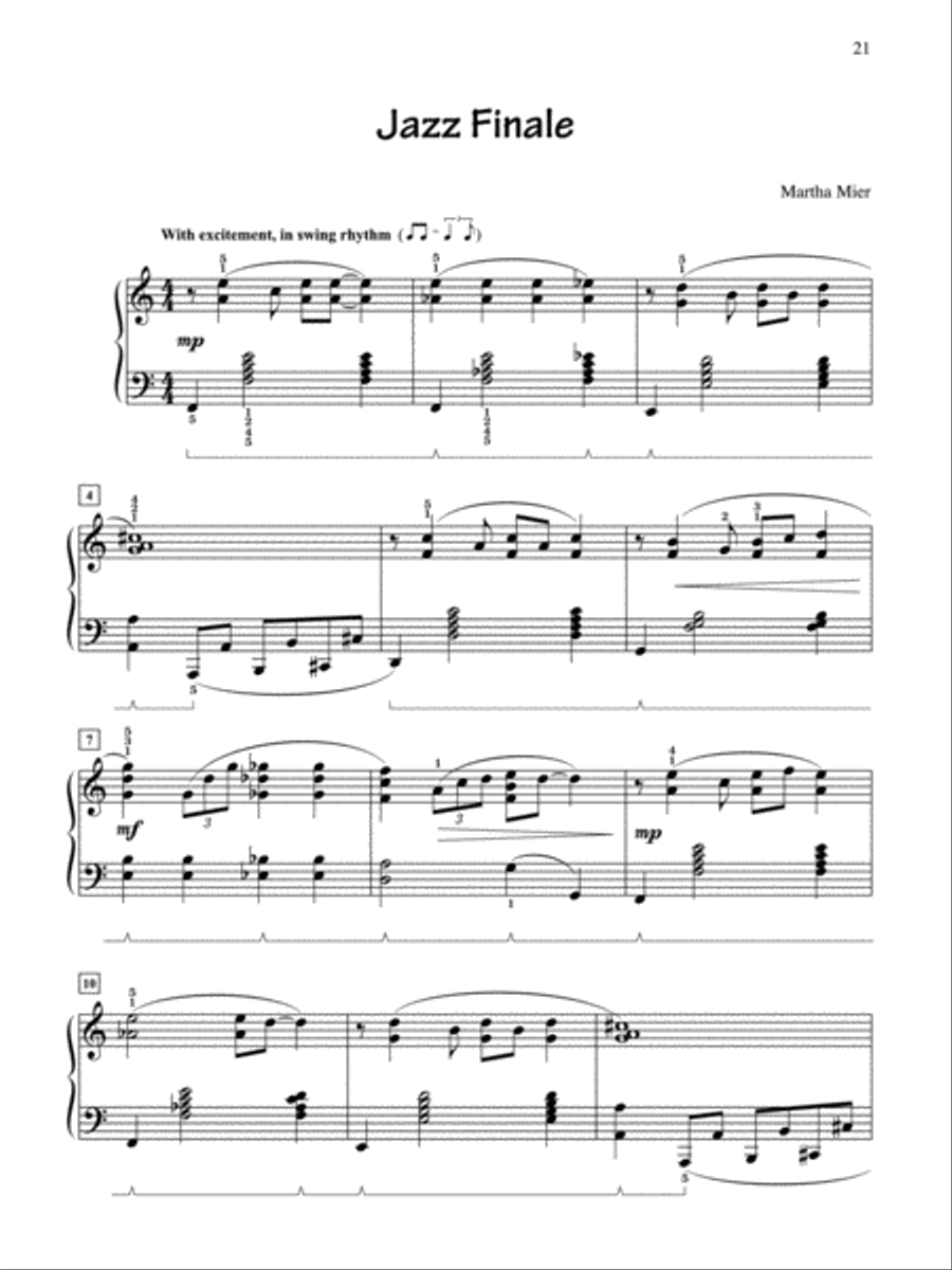 Jazz, Rags & Blues, Book 5 scores gallery preview page 5