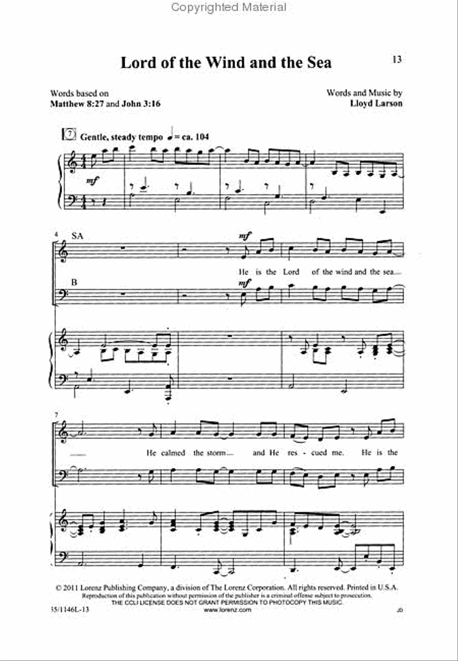 Who Do You Say That I Am? 3-Part scores gallery preview page 2