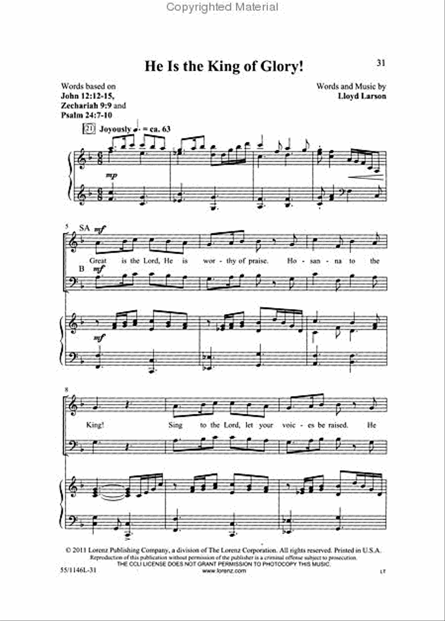 Who Do You Say That I Am? 3-Part scores gallery preview page 3