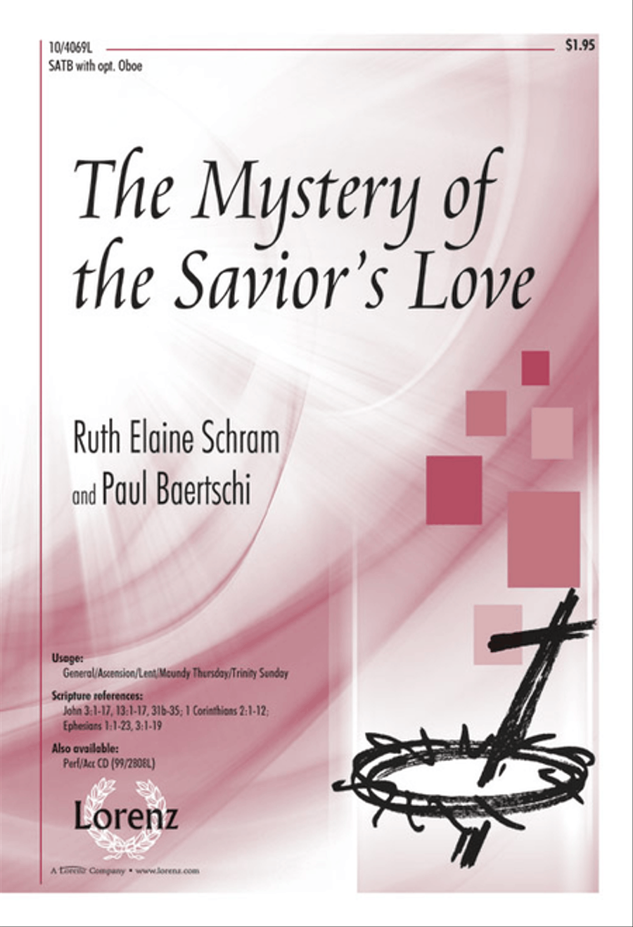 The Mystery of the Savior's Love 4-Part scores gallery preview page 1
