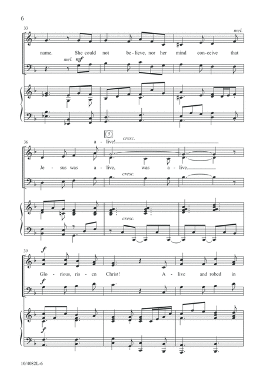 Glorious, Risen Christ! Glorious, Risen Christ! 3-Part scores gallery preview page 7