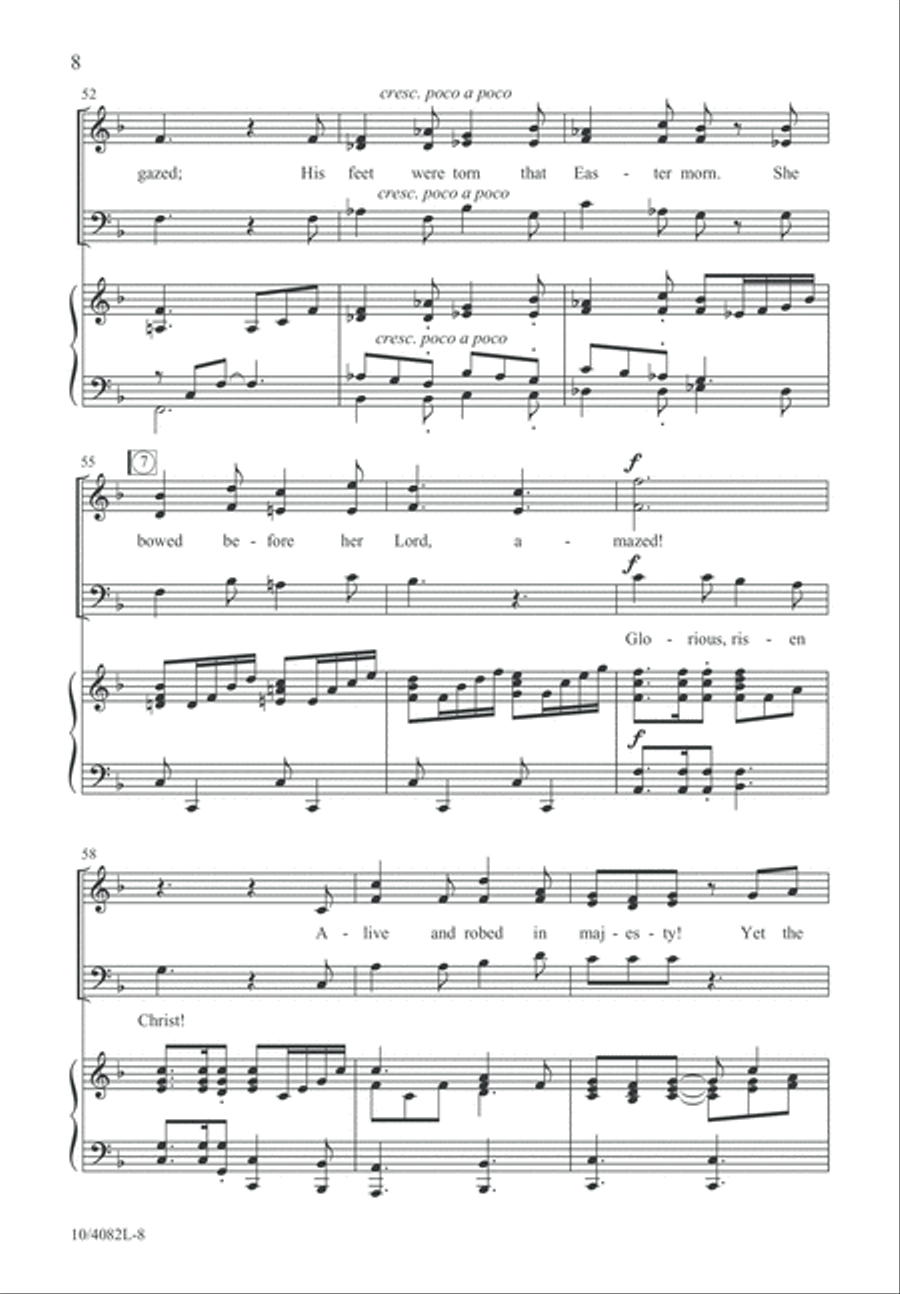 Glorious, Risen Christ! Glorious, Risen Christ! 3-Part scores gallery preview page 9
