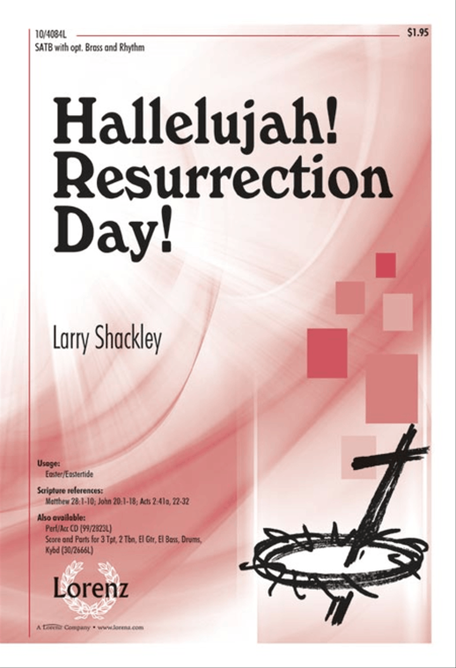Hallelujah! Resurrection Day! 4-Part scores gallery preview page 1