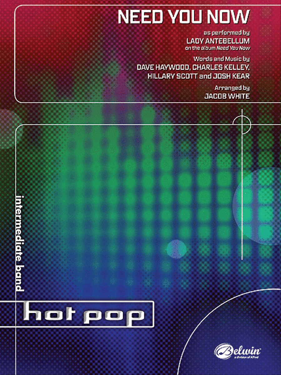 Need You Now Need You Now Concert Band scores gallery preview page 1