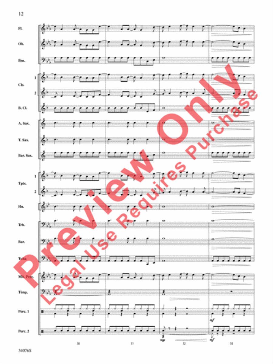 Need You Now Need You Now Concert Band scores gallery preview page 13