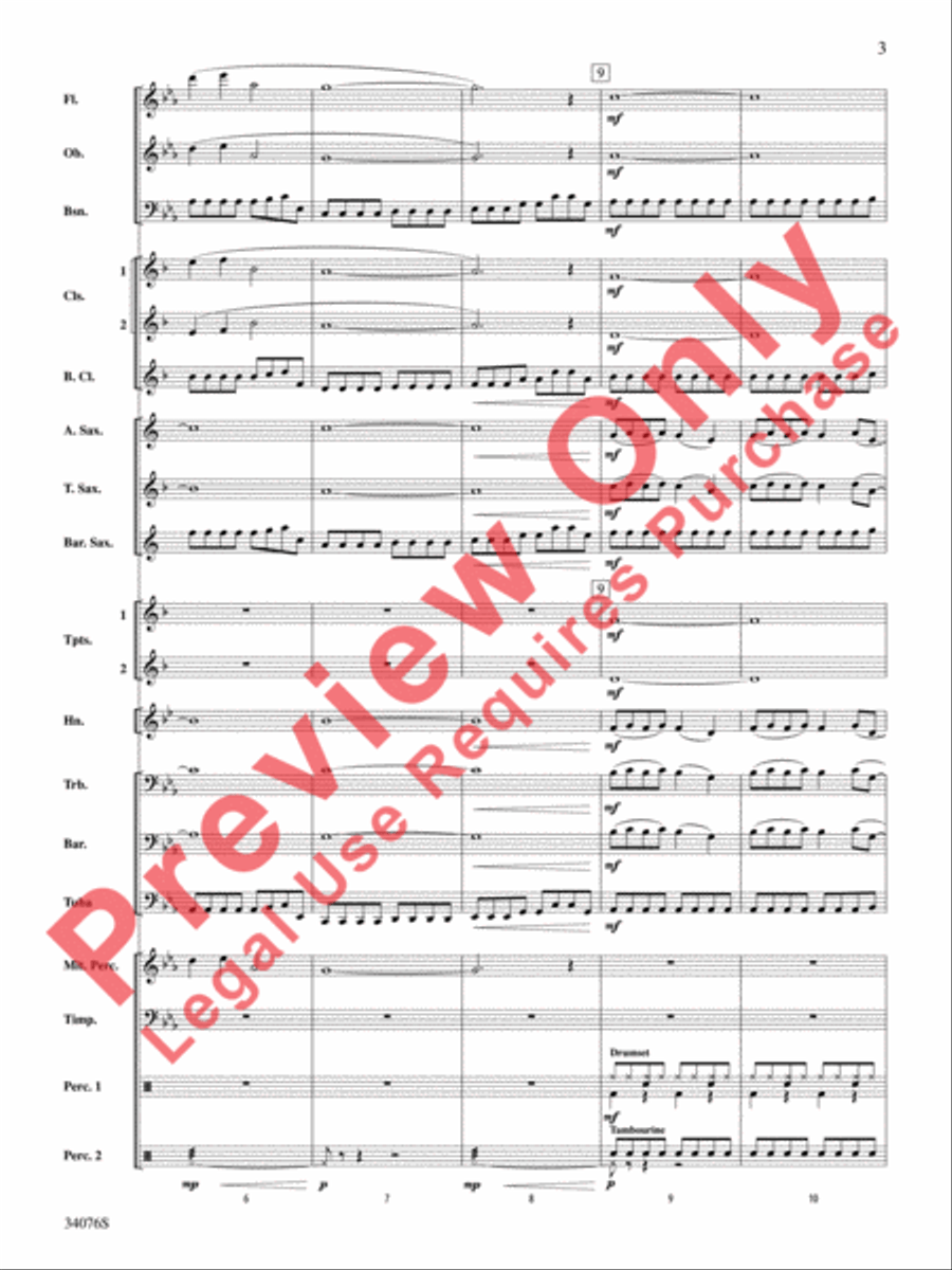 Need You Now Need You Now Concert Band scores gallery preview page 4