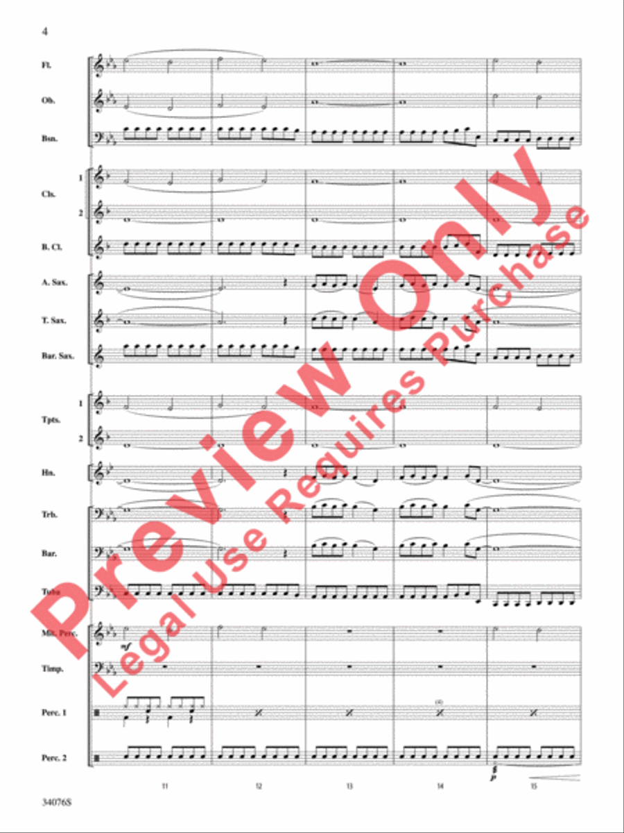 Need You Now Need You Now Concert Band scores gallery preview page 5