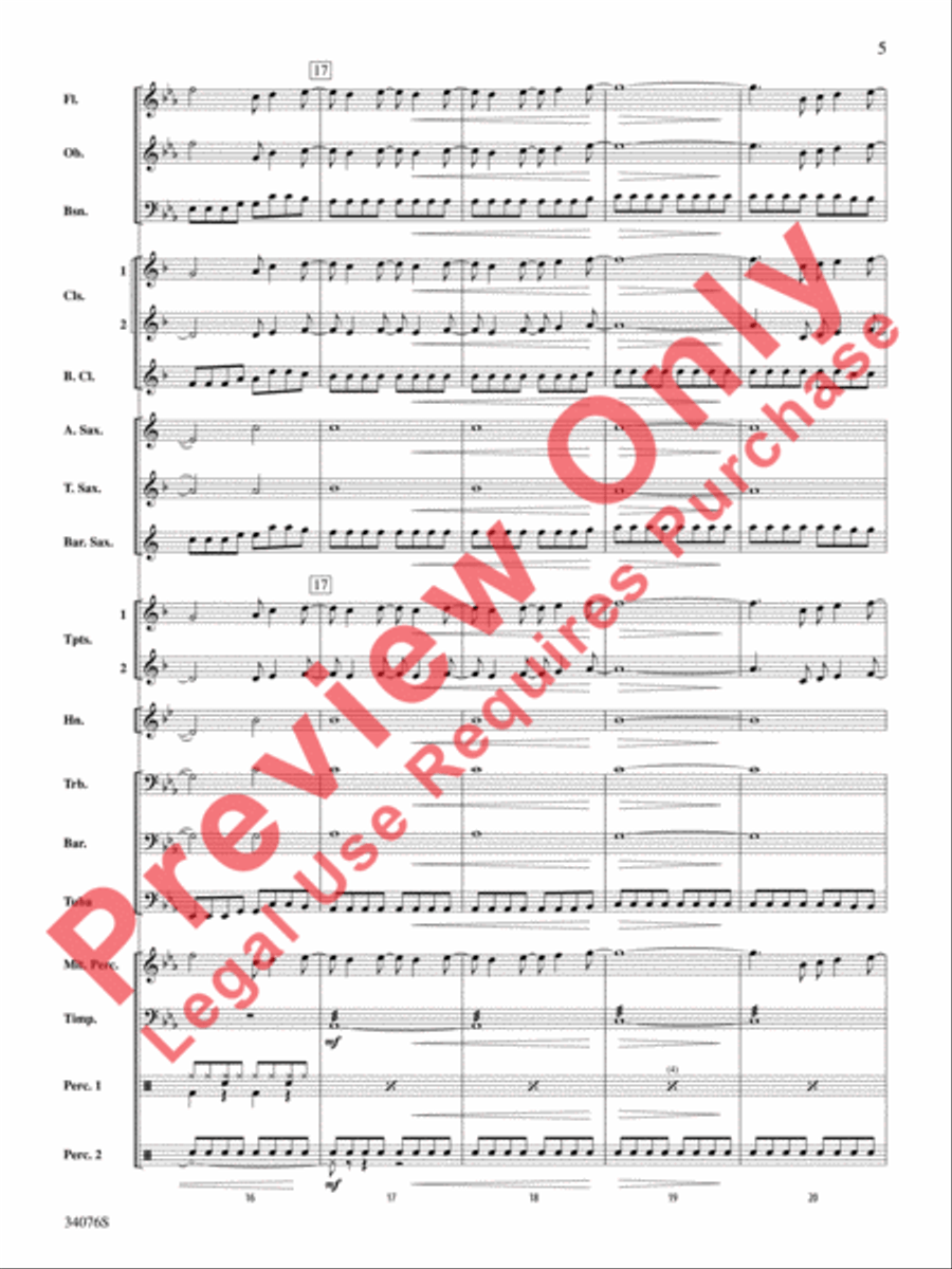 Need You Now Need You Now Concert Band scores gallery preview page 6