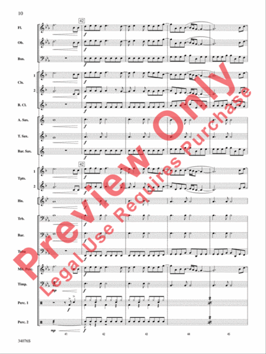 Need You Now Need You Now Concert Band scores gallery preview page 11