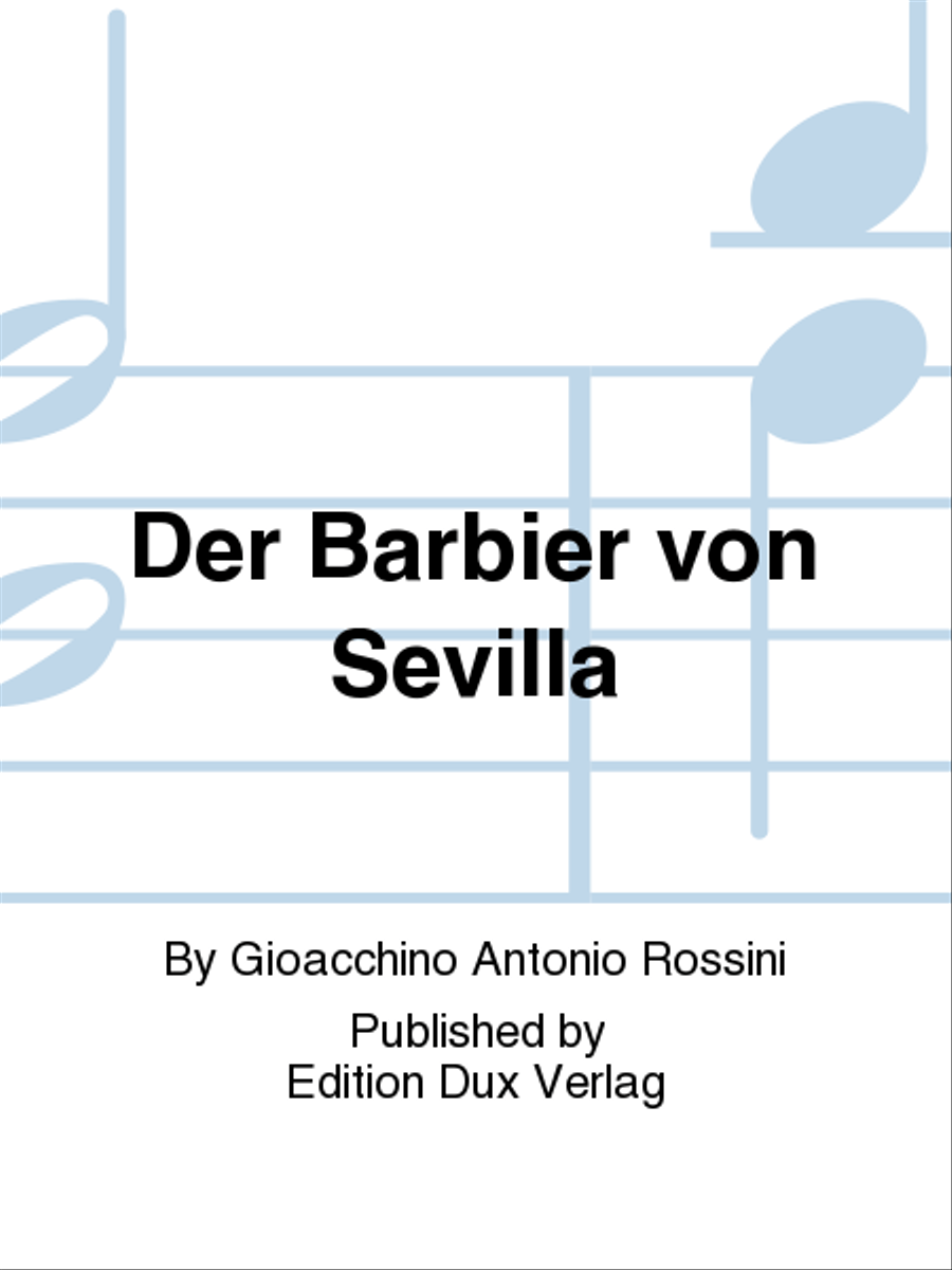 Der Barbier von Sevilla Accordion Orchestra scores gallery preview page 1