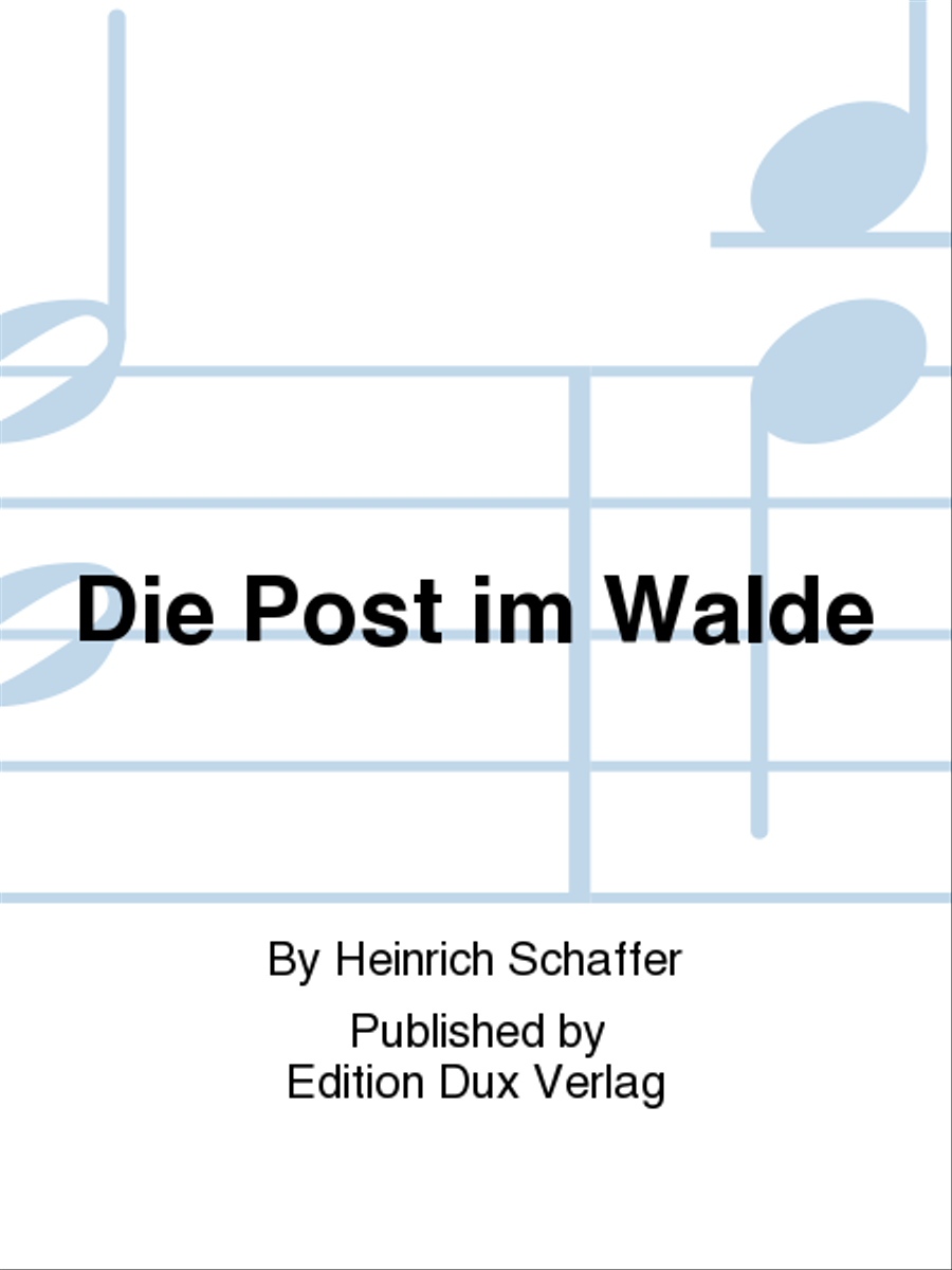 Die Post im Walde Accordion Orchestra scores gallery preview page 1