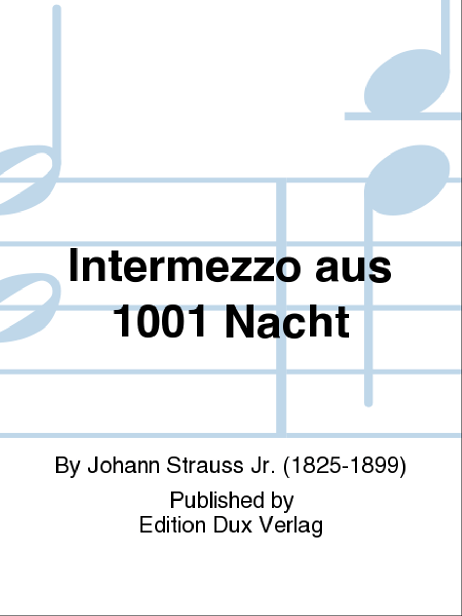 Intermezzo aus 1001 Nacht Accordion Orchestra scores gallery preview page 1