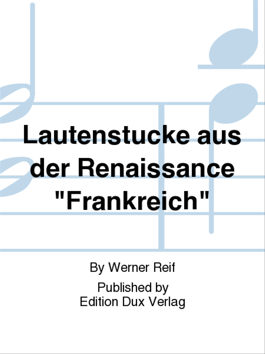 Lautenstucke aus der Renaissance 