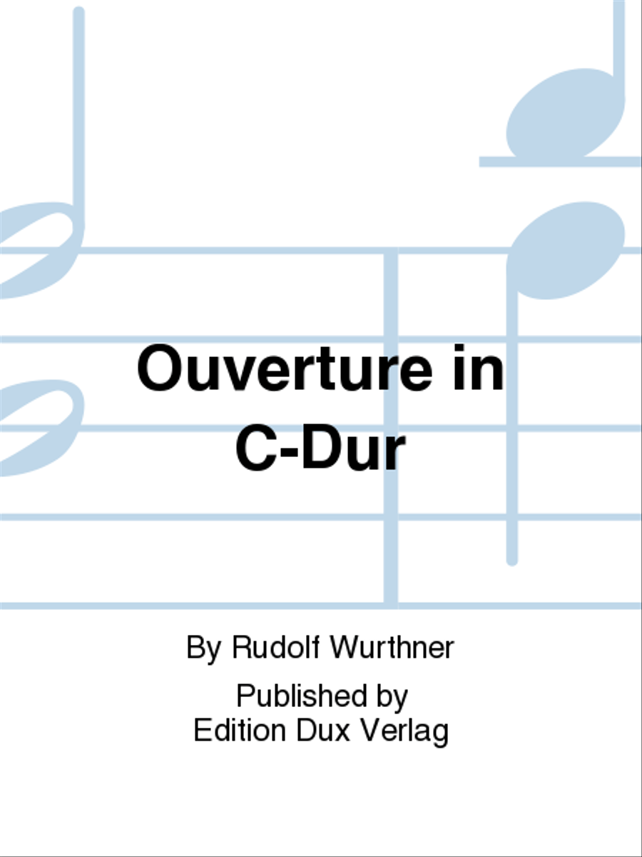 Ouverture in C-Dur Accordion Orchestra scores gallery preview page 1
