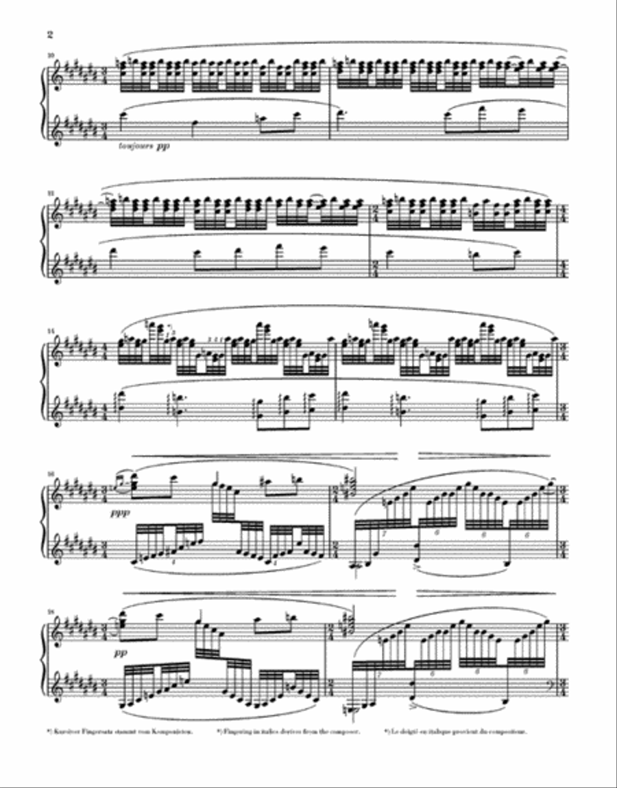 Gaspard de la nuit Gaspard de la nuit Piano Solo scores gallery preview page 3
