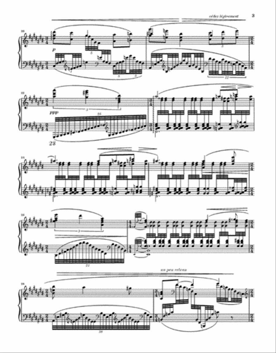 Gaspard de la nuit Gaspard de la nuit Piano Solo scores gallery preview page 4