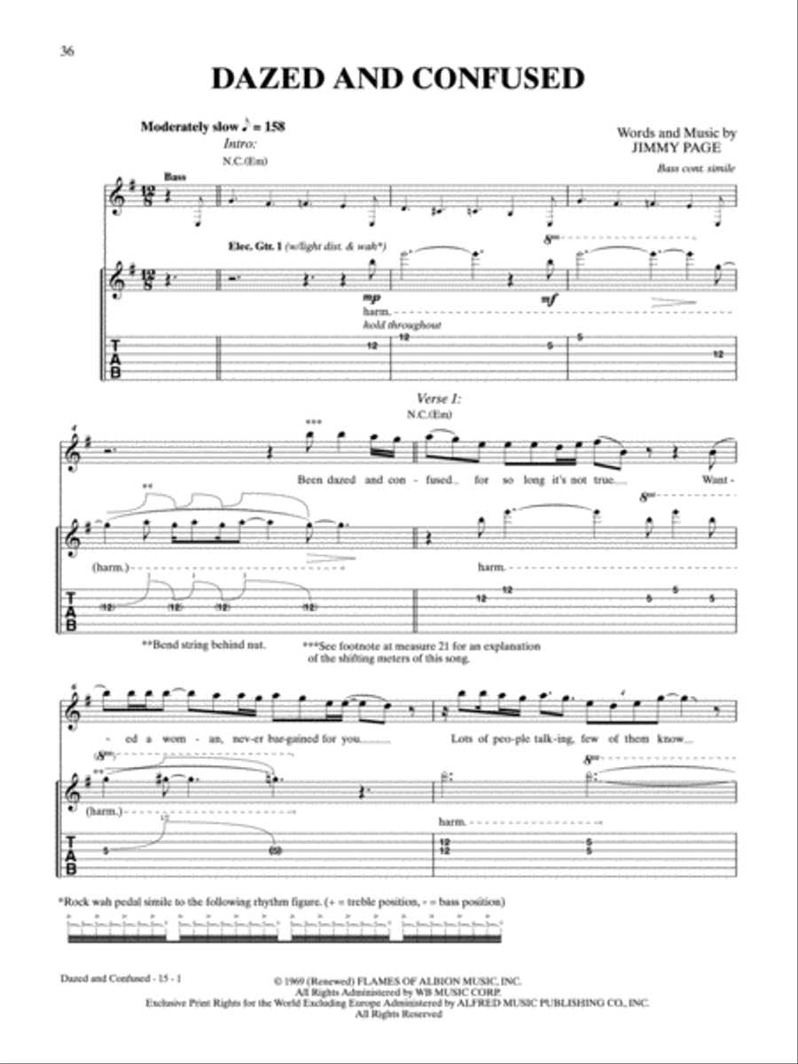 Led Zeppelin I-V (Boxed Set) - Platinum Album Edition Electric Guitar scores gallery preview page 2