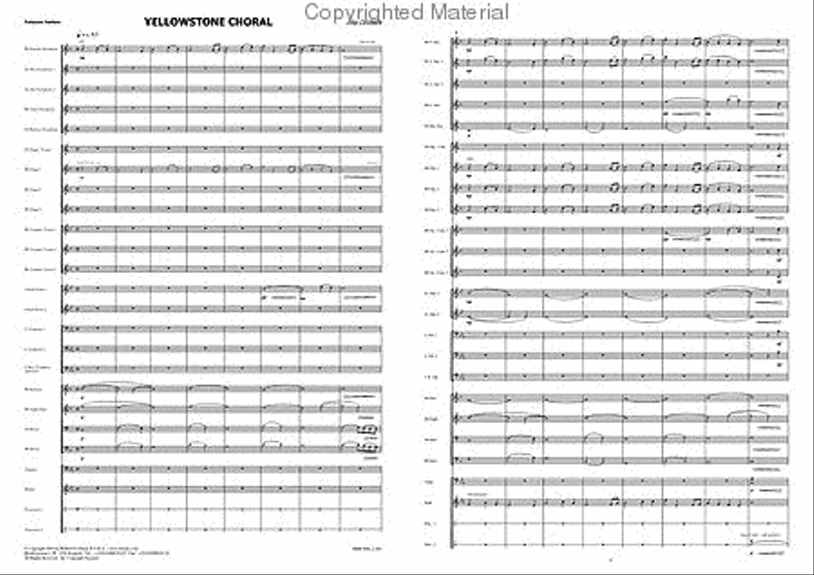 Yellowstone Choral Choir - Sheet Music page 3