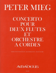 Concerto pour deux flûtes et orchestre à cordes
