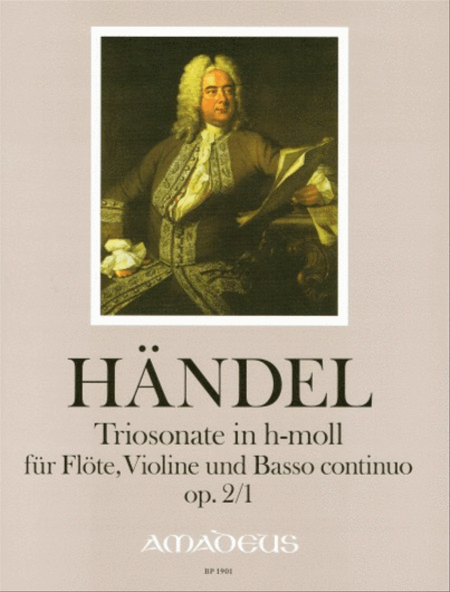 Trio Sonata in B Minor op. 2/1 Flute scores gallery preview page 1