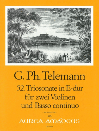 52nd Trio sonata E major TWV 42:E5