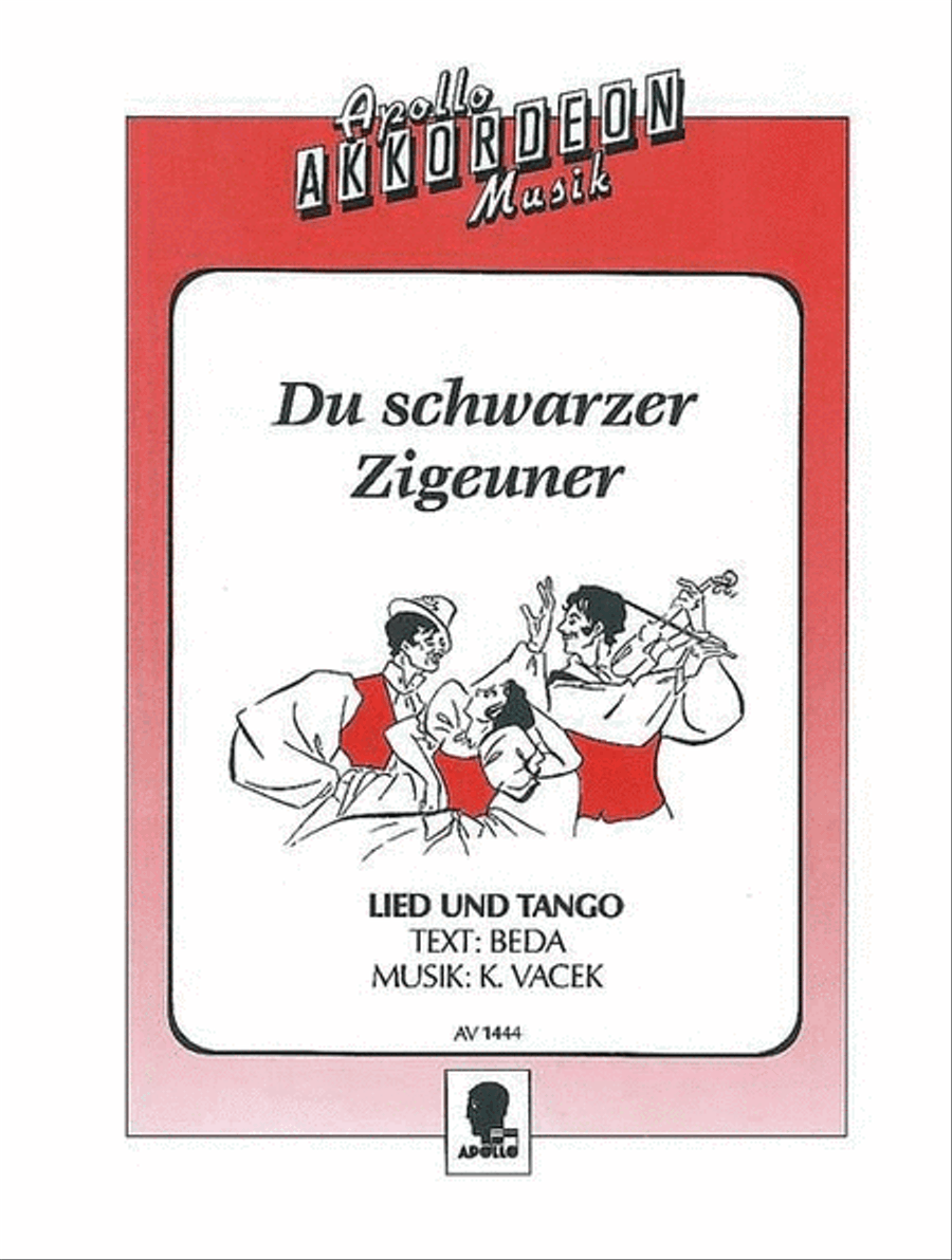 Du schwarzer Zigeuner Accordion scores gallery preview page 1