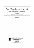 Zur Weihnachtszeit op. 95