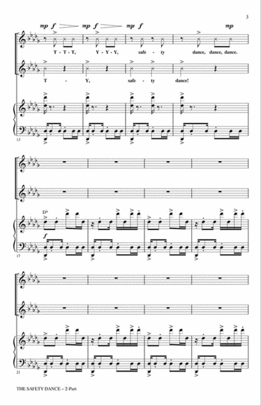 The Safety Dance The Safety Dance 2-Part scores gallery preview page 3