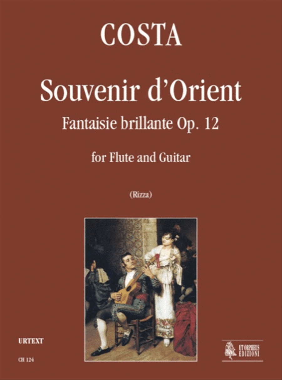 Souvenir d’Orient. Fantaisie brillante Op. 12 for Flute and Guitar Flute scores gallery preview page 1