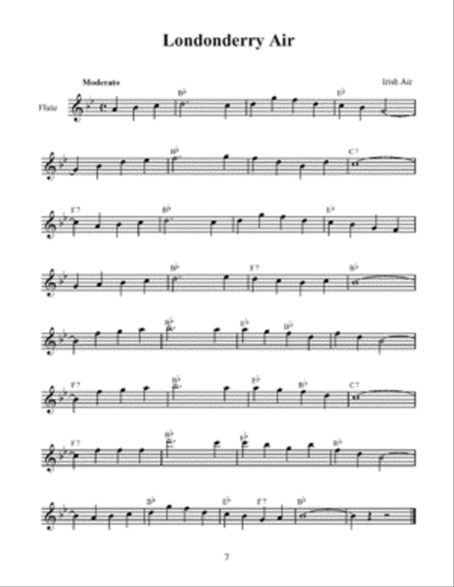 Beginning Flutist's Songbook Oboe scores gallery preview page 3