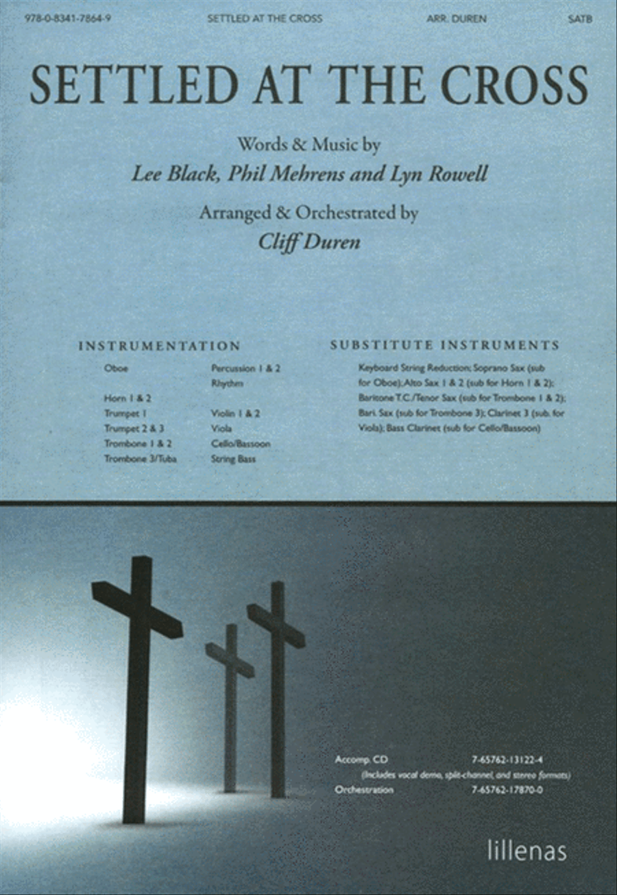 Settled At the Cross (Anthem) 4-Part scores gallery preview page 1