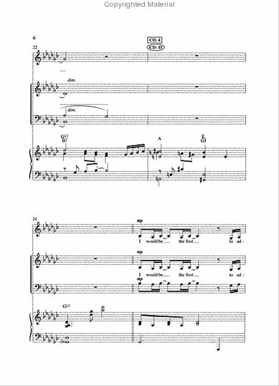 Settled At the Cross (Anthem) 4-Part scores gallery preview page 3