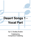 Desert Songs 1 - Vocal Part