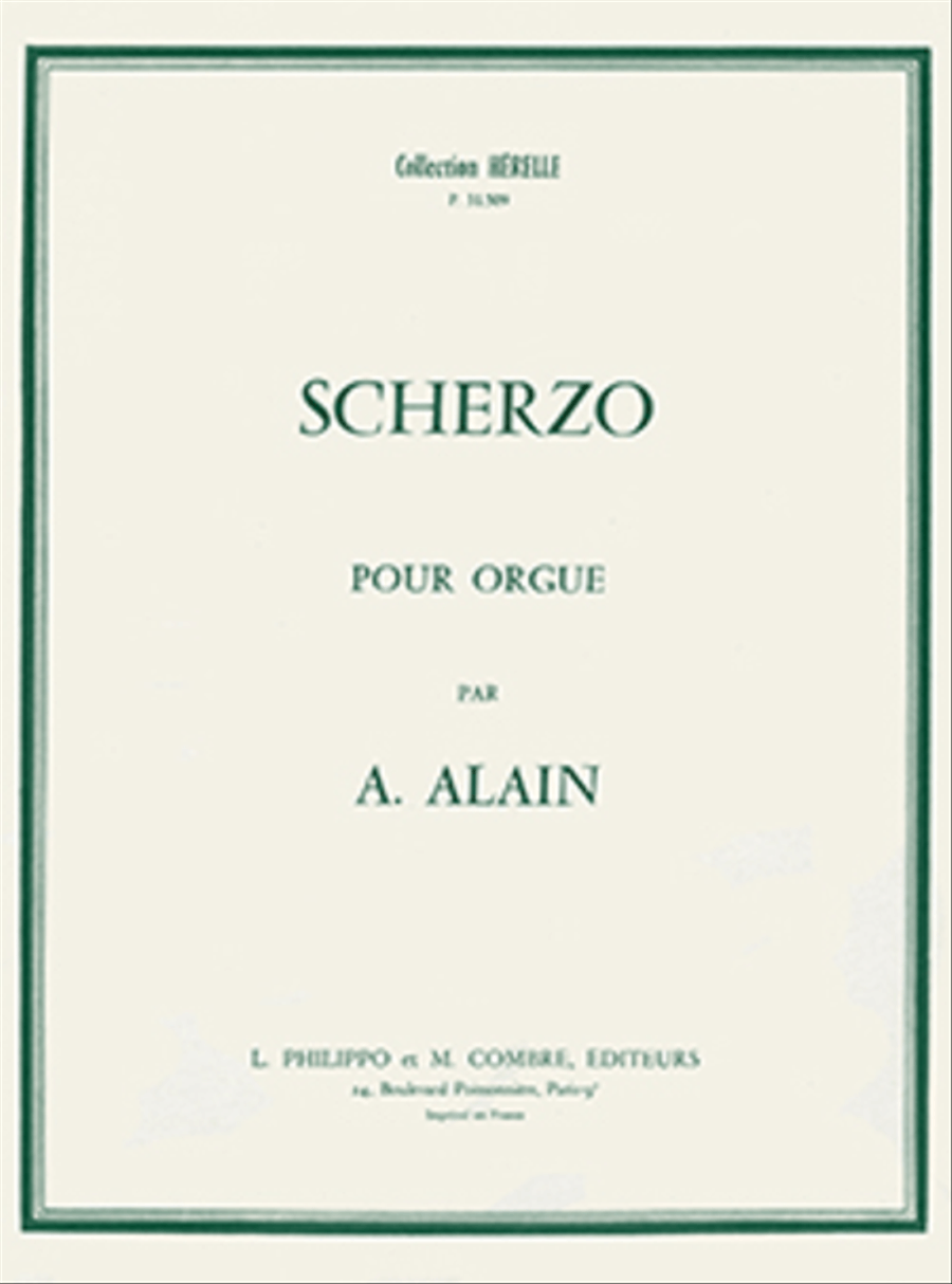 Scherzo Organ scores gallery preview page 1