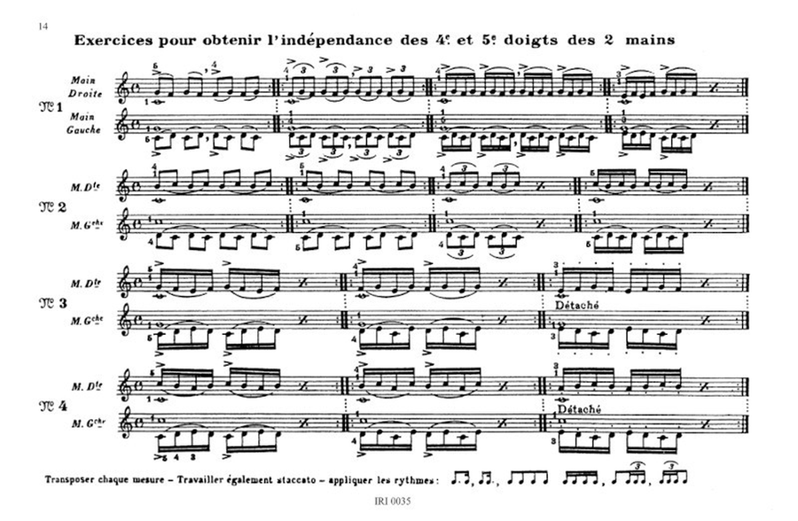 Le Mécanisme du jeune pianiste Piano Solo scores gallery preview page 3