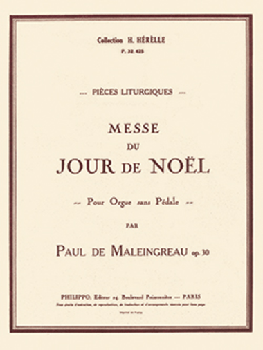 Messe du jour de Noël Op.30