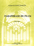 Paraphrase du Psaume 136 Op. 15
